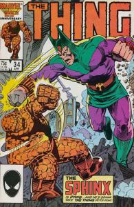 Thing, The #34 VF; Marvel | save on shipping - details inside
