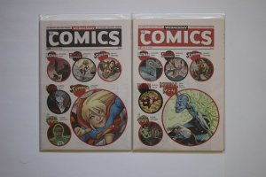 Wednesday Comics 1 - 12 Complete Set DC Comics 2009 Newspaper Series NM