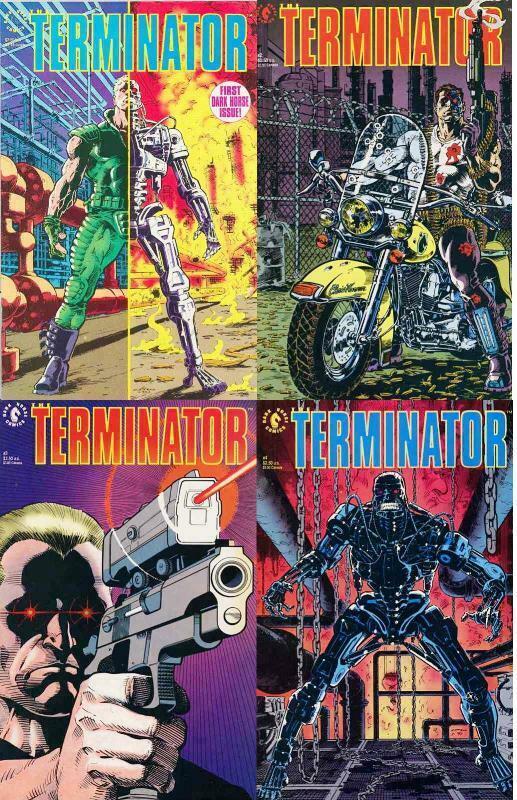 TERMINATOR (1990 DH) 1-4  1st DH series/ movie tie-in!