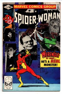 Spider-woman #32 - Frank Miller cover - Werewolf by Night - 1980 - VF 