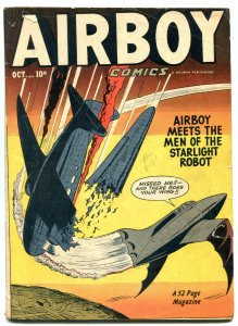 AIRBOY COMICS V.7 #9 HILLMAN PUBLICATIONS ROBOT STORY VG 