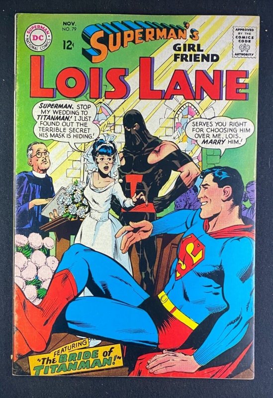 Superman's Girlfriend Lois Lane (1958) #79 FN+ (6.5) Neal Adams Cover