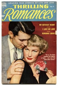 Thrilling Romances #11-1951-Photo cover-Robert E. Lee-Golden Age romance