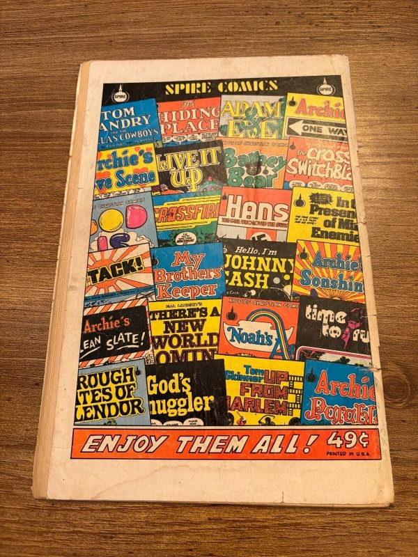 Chuck Colson Born Again VG- Spire Christian Comic Book Al Hartley 5 J408