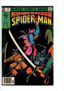 The Spectacular Spider-Man #54 (1981) Spider-Man Marvel Comics