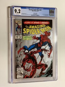 Amazing Spider-man 361 cgc 9.2 2nd Second print 1992 (010)
