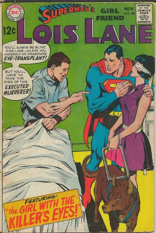 Superman's Girlfriend Lois Lane #88 ORIGINAL Vintage 1968 DC Comics