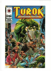 Turok Dinosaur Hunter #2 VF/NM 9.0 Valiant Comics 1993 Bart Sears