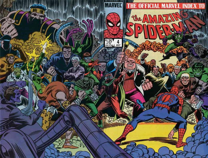 Official Marvel Index to the Amazing Spider-Man #4 VF/NM Marvel - save on shippi