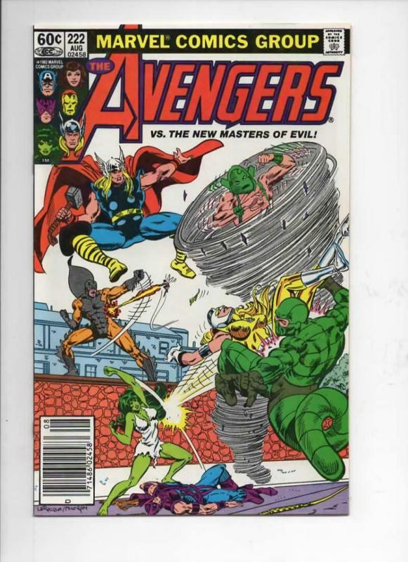 AVENGERS #222 223 224, VG+, TaskMaster, Marvel, 1963 1982, 3 issues in all