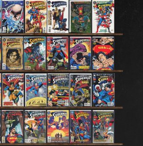 Huge Lot 140+ Comics with Adventures Of Superman, Action Comics & More!