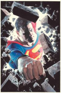 SUPERMAN Poster, Alex Ross, 22x34, 2005, Unused, JLA, Sealed, more DC in store