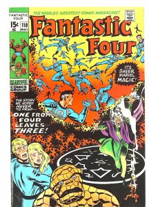 Fantastic Four (1961 series)  #110, VG+ (Actual scan)