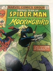 Marvel Team-Up (1980) Variant # 95 Marvel Comics • Spider-Man • Mockingbird