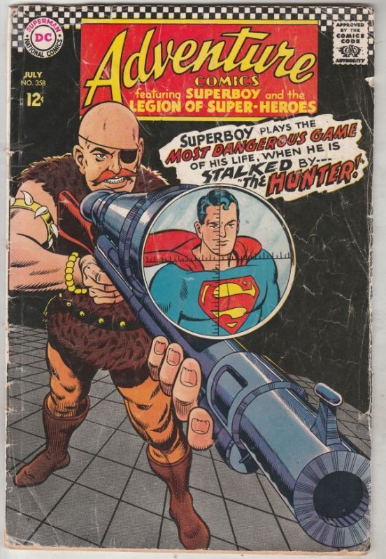 Adventure Comics #358 (Jul-67) VG Affordable-Grade Legion of Super-Heroes, Su...