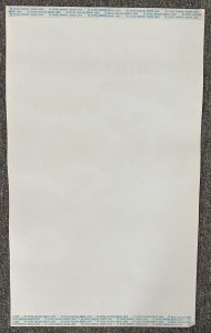 (1976) DC/MARVEL SUPERMAN VS AMAZING SPIDER-MAN WINDOW CLING PROMO POSTER! RARE!