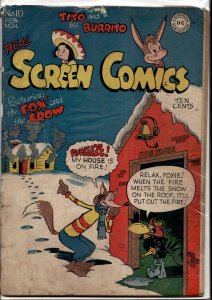Real Screen Comics #10 (1947) The Fox and the Crow