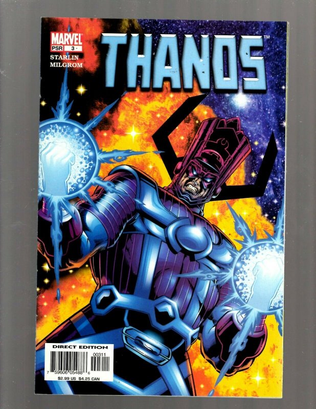 Lot Of 12 Thanos Marvel Comic Books # 1 2 3 4 5 6 7 8 9 10 11 12 Avengers J399