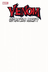 Venom Separation Anxiety #1 Blank Cvr Var Marvel Comic Book 2024