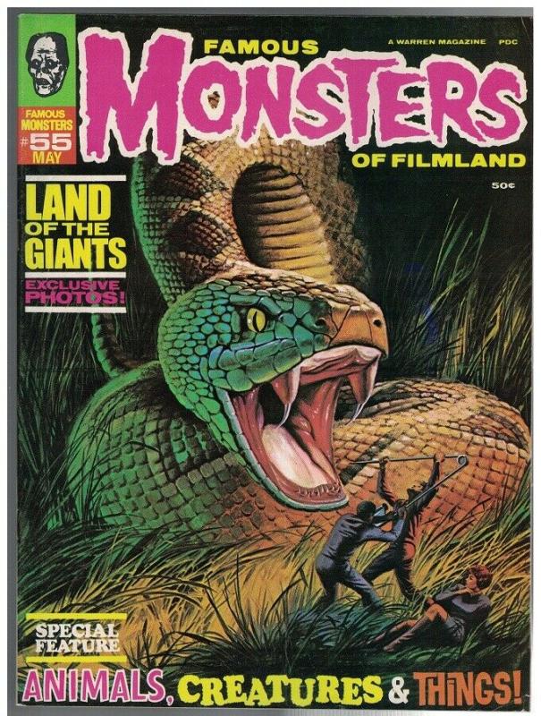 FAMOUS MONSTERS OF FILMLAND 55 FN May 1969