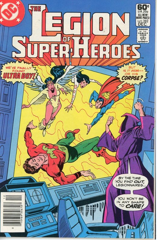 Legion of Super-Heroes 282  9.0 (our highest grade)  Jim Aparo Cover!