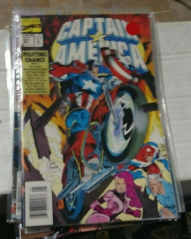 Captain America # 427 1994 marvel  fighting chance  super patriot diamond back  