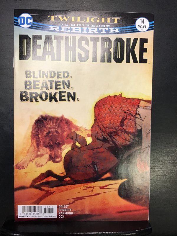 Deathstroke #14 Bill Sienkiewicz Cover (2017)nm