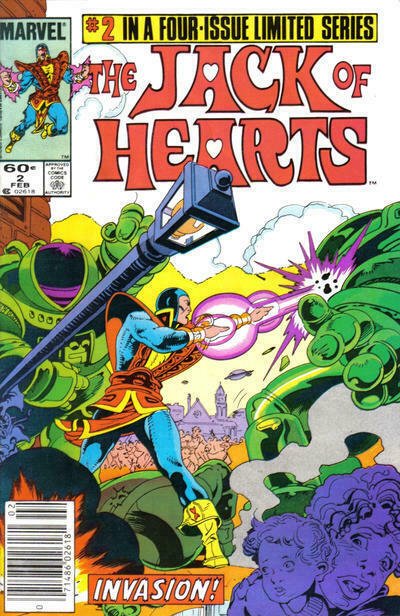 Jack of Hearts #2 (Newsstand) VG; Marvel | low grade comic - save on shipping -