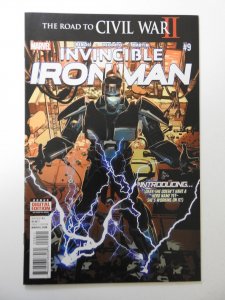 Invincible Iron Man #9 (2016) VF+ Condition! 1st Full App of Riri Williams!