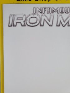Infamous Iron Man #1 Blank Sketch Variant 2016 Marvel Doctor Doom Iron Man
