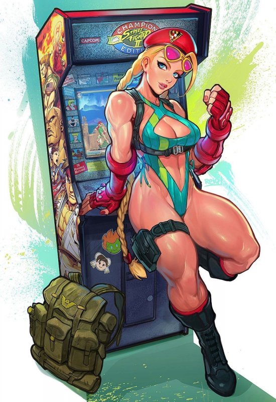Getting ready for @streetfightergame ! Cammy Fan Art (previous
