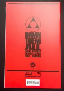 Damn Them All #1 Virgin Foil cvr (2022) Low Print 500 COA - NM+!