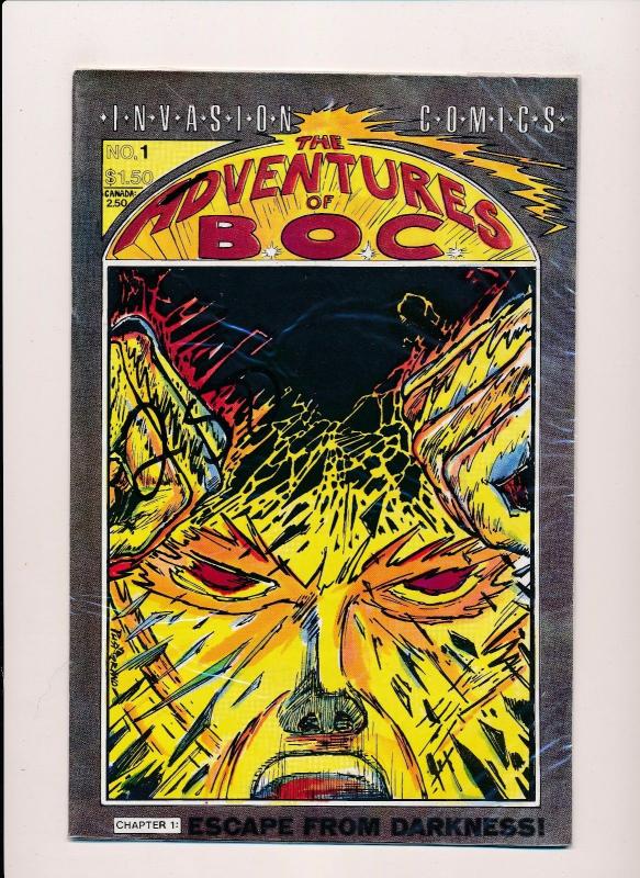 Invasion Comics The Adventures of B.O.C. #1 VERY GOOD/FINE (SRU223)