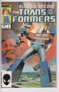 TRANSFORMERS #1 (Sep 1984) 2nd print. VFNM 9.0, white