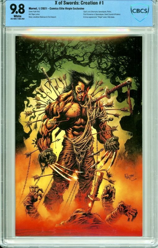 X of Swords: Creation #1 Comics Elite Kyle Hotz Virgin Exclusive - CBCS 9.8!