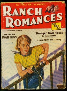 RANCH ROMANCES NOV 1950 OLD FRONTIER MONTE HALE B-WEST VG