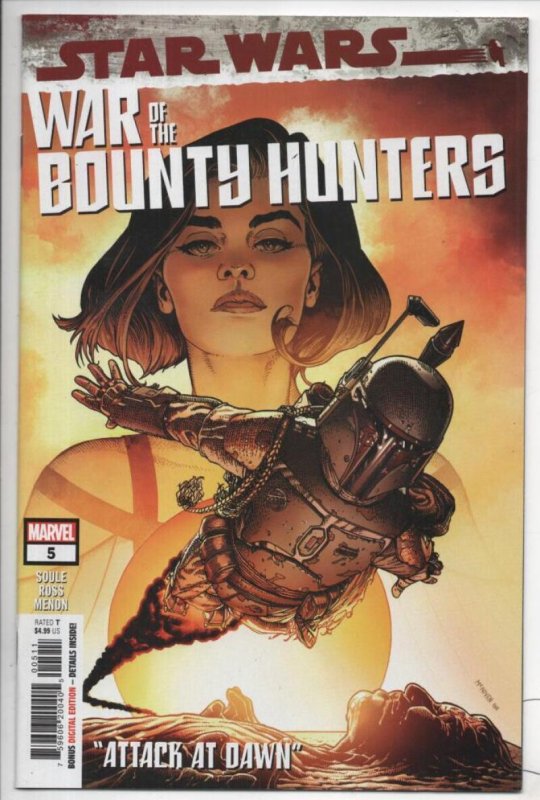 STAR WARS WAR of the BOUNTY HUNTERS #5, Boba Fett, 2021, VF/NM