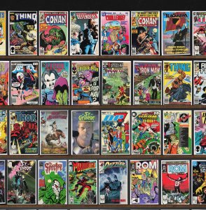 Huge Lot 150+ Comics with The Defenders, Alpha Flight, Rom & More!