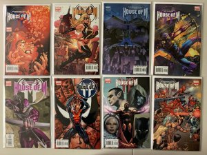 House of M set #1-8 variants avg 8.0 (2005)