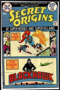 Secret Origins #6 (1974) Blackhawk