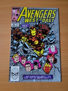West Coast Avengers #51 Direct Market Edition ~ NEAR MINT NM ~ 1989 Marvel Comic