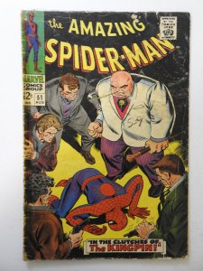 The Amazing Spider-Man #51 (1967) PR  incomplete story intact see description