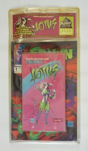 Spawn #1 with Crusade of Comics #1 + Todd McFarlane Creates Lotus VHS 
