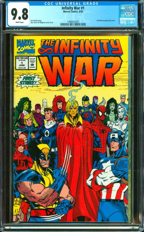 Infinity War #1 CGC Graded 9.8 Gatefold Wraparound Cover