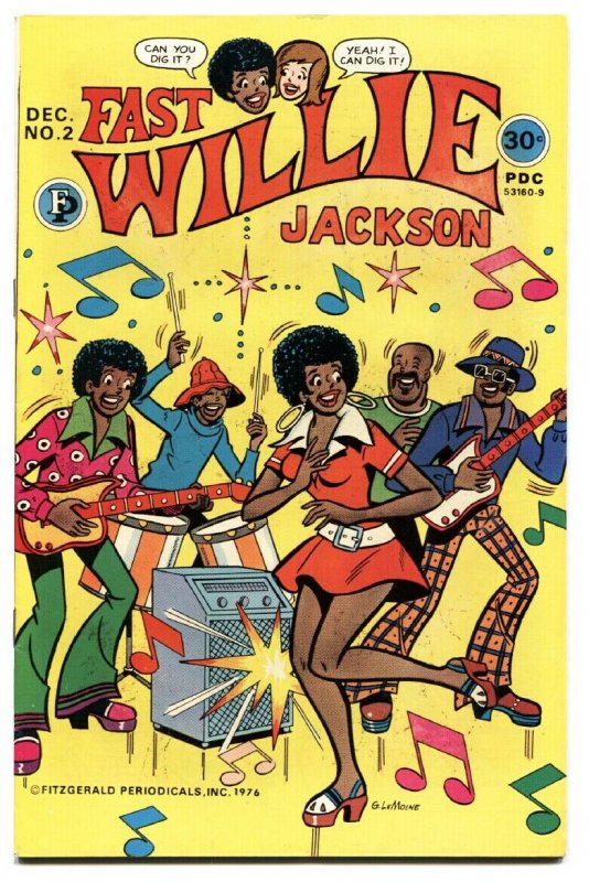 FAST WILLIE JACKSON #2-Hard to find-RARE-1976-BLACK ARCHIE 