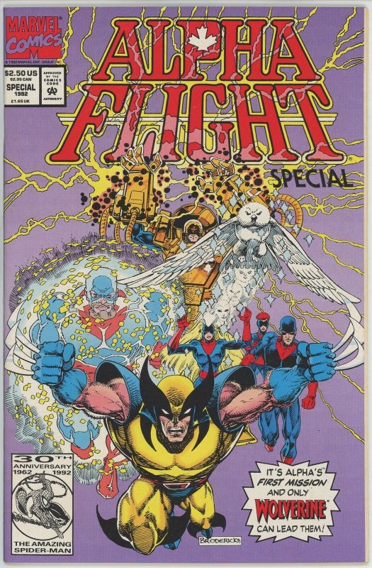 Alpha Flight Special #1 (1992) - 9.0 VF/NM *First Flight/Wolverine* 