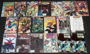 Marvel Bronze-Modern SPIDER-MAN TITLES/COVERS 226pc Comic Lot Grade (FN to VF+)