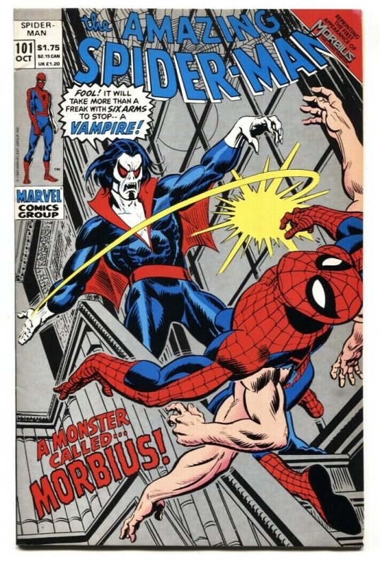 Amazing Spider-Man #101-comic book 1st Vampire Morbius  htf 2nd print
