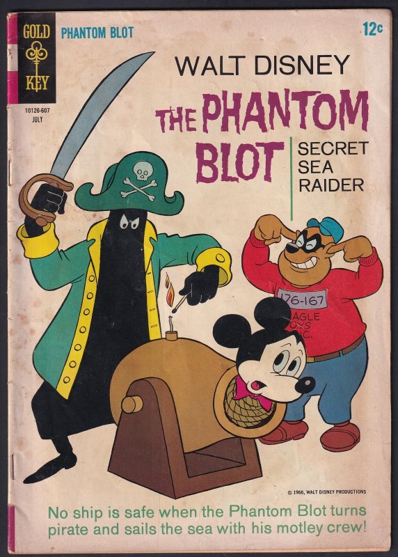 Phantom Blot 6 (1966) GD/VG Silver Age Gold Key comic