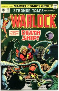 STRANGE TALES #179, VF-, Jim Starlin, 1st Pip , 1975, Warlock, Marvel